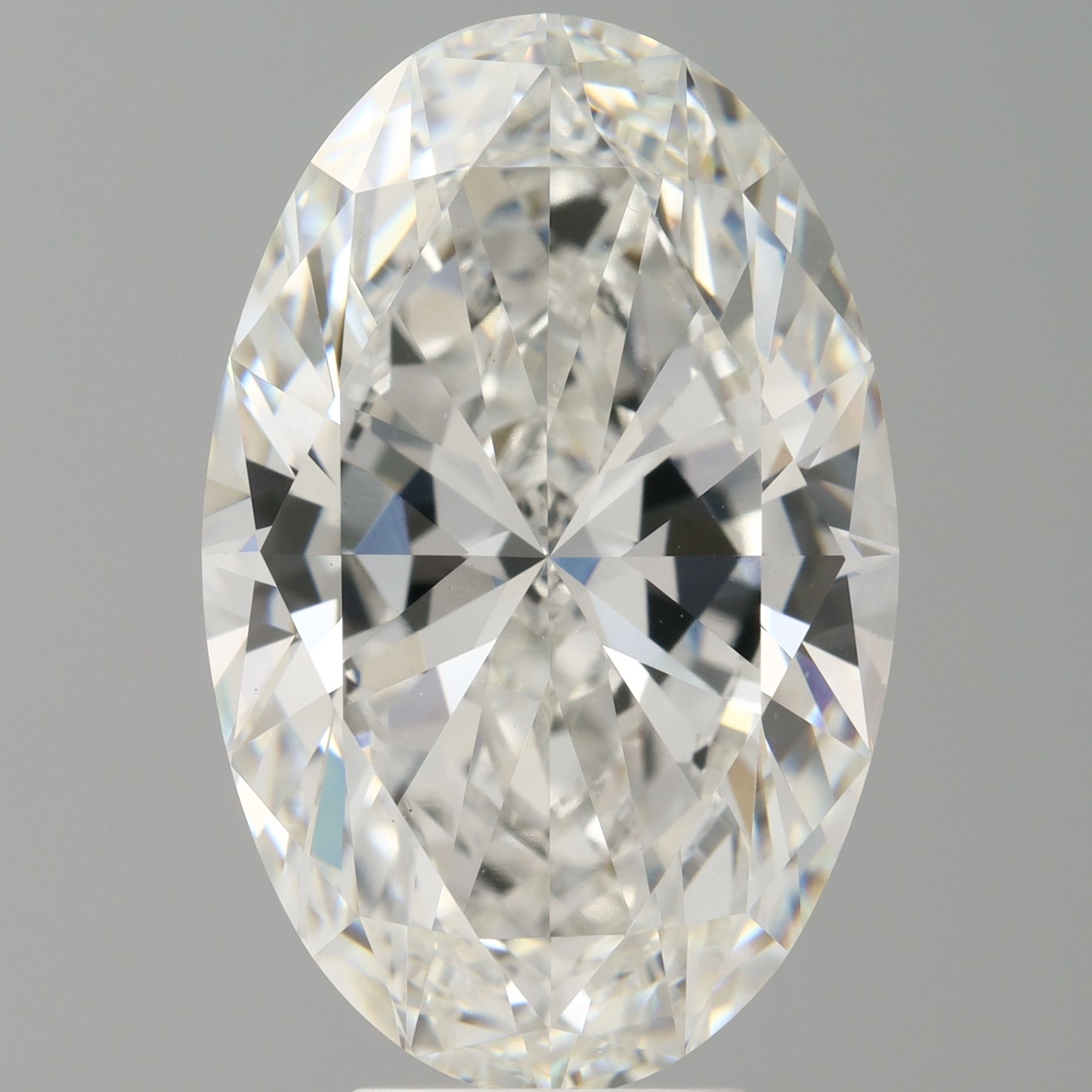 7.02 ct. oval Lab Grown Diamond front image