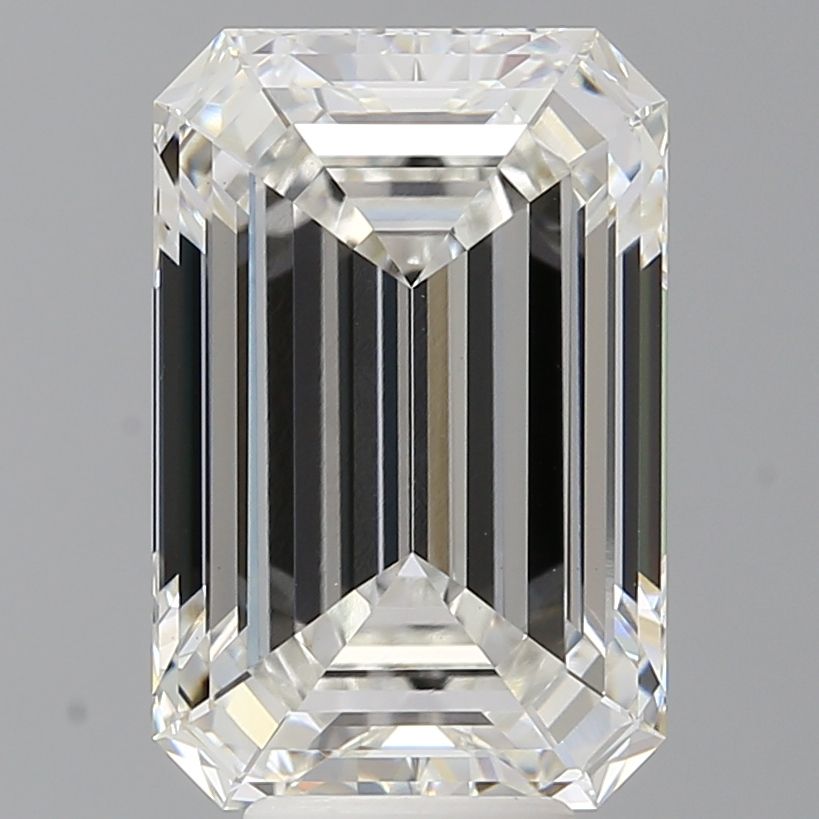 7.09 ct. emerald Lab Grown Diamond front image