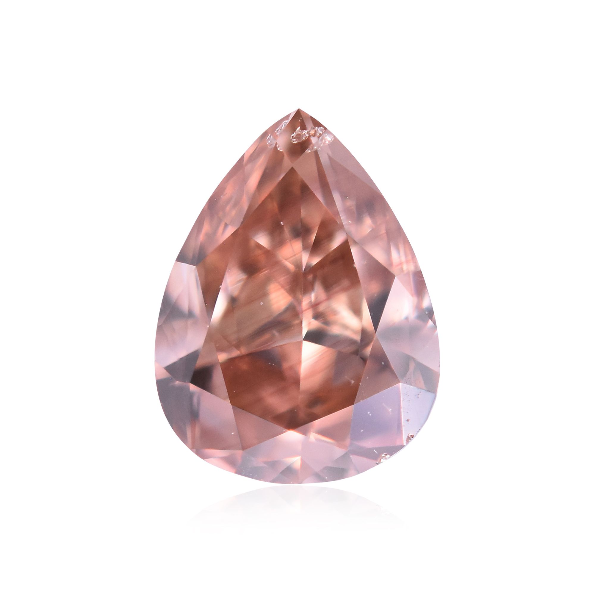 Diament 0.4 ct Fancy Deep Orangey Pink/SI1