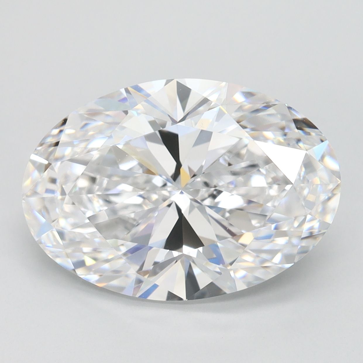 4.06 ct. oval Lab Grown Diamond front image