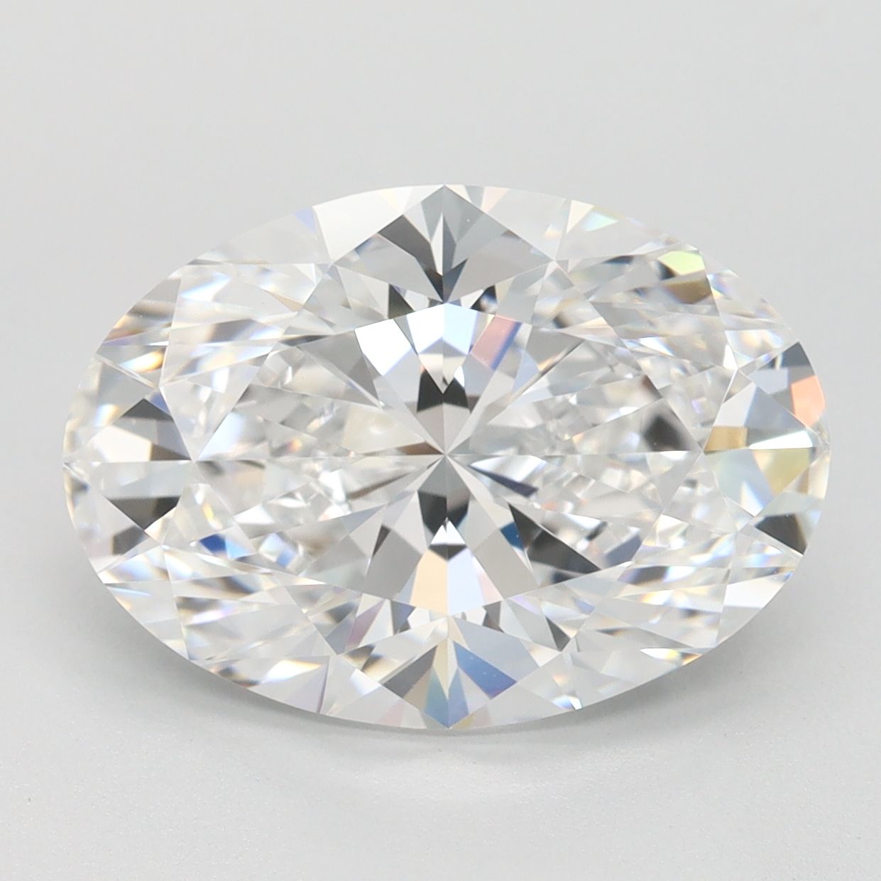 4.30 ct. oval Lab Grown Diamond front image