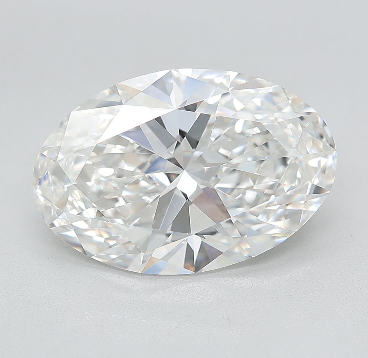 5.52 ct. oval Lab Grown Diamond front image