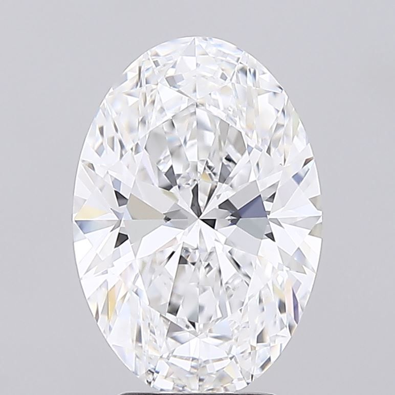 3.86 ct. oval Lab Grown Diamond front image