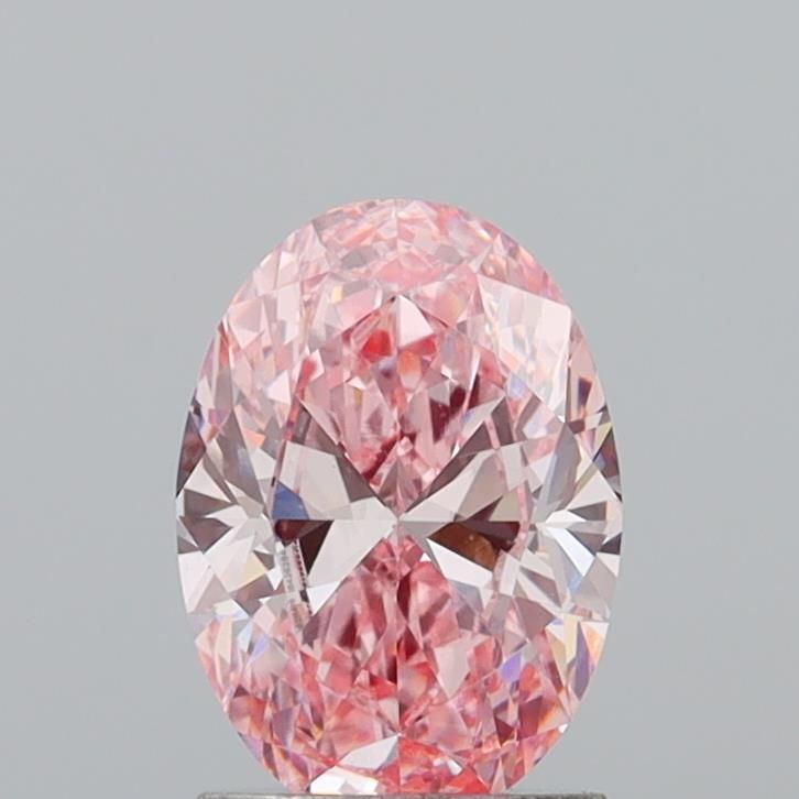 1.52 CT Fancy Vivid Pink OVAL
