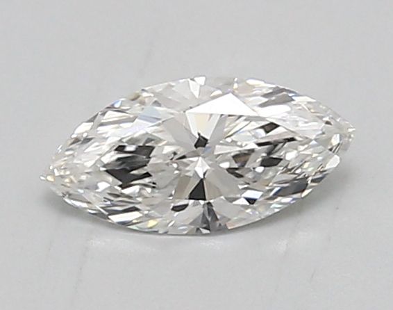 0.60 Carati E VVS2 Marquise Laboratorio Diamante