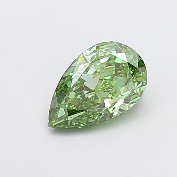 1.15 CT Fancy Vivid Green PEAR