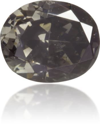 Diament 0.35 ct Fancy Dark Gray/I1