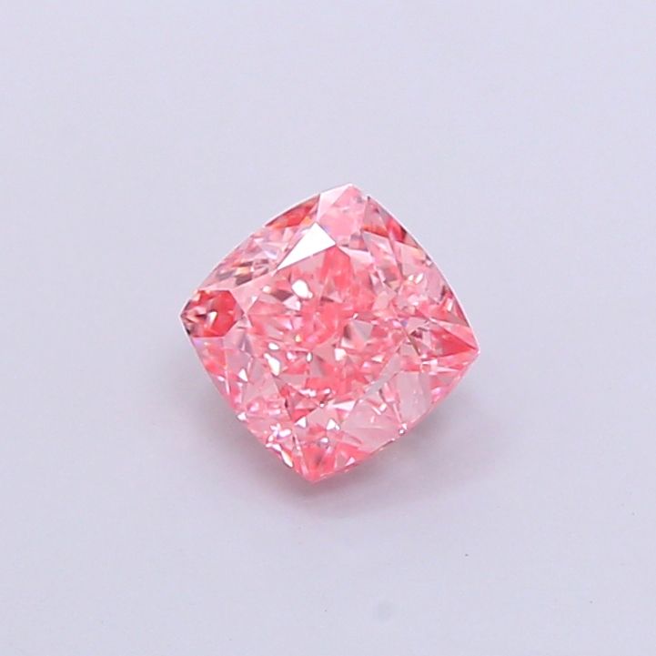 1.02 CT Fancy Vivid Pink CUSHION MODIFIED