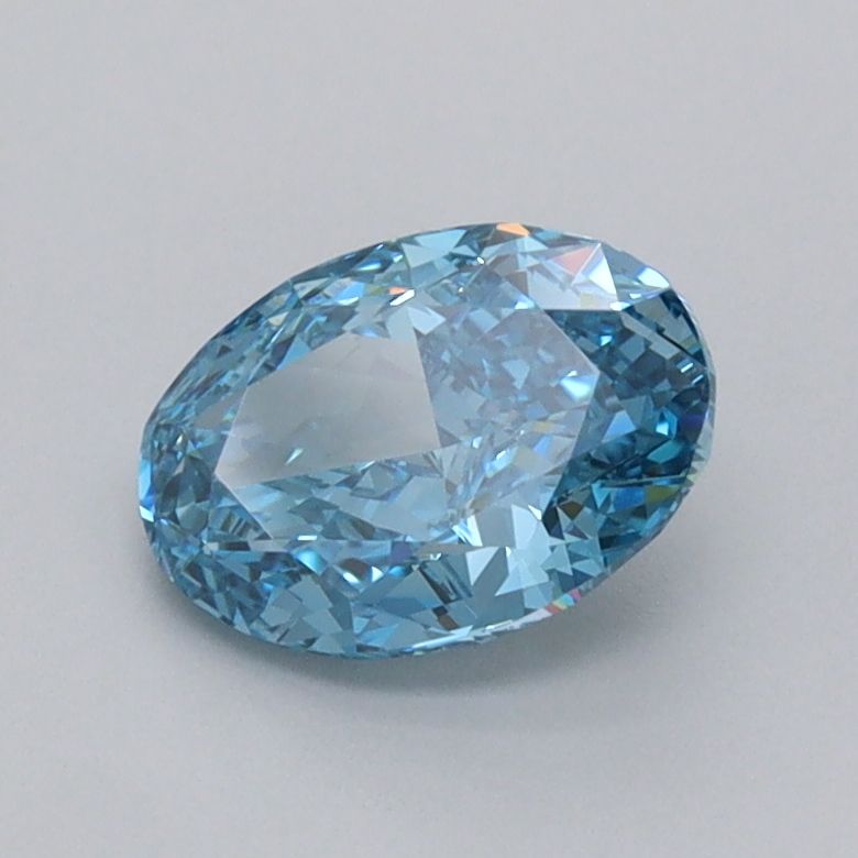 1.01 CT Fancy Vivid Blue OVAL
