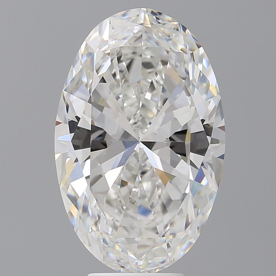 7.05 ct. oval Lab Grown Diamond front image