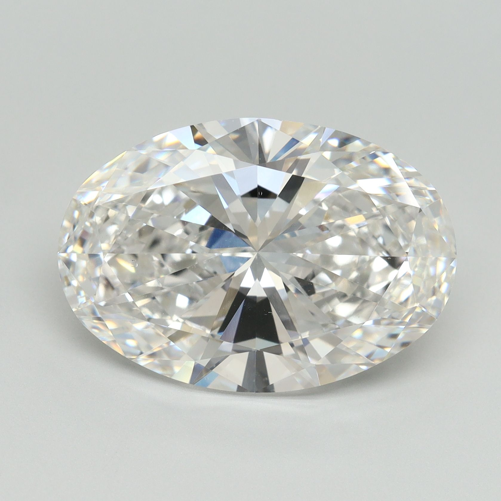 10.00 ct. oval Lab Grown Diamond front image