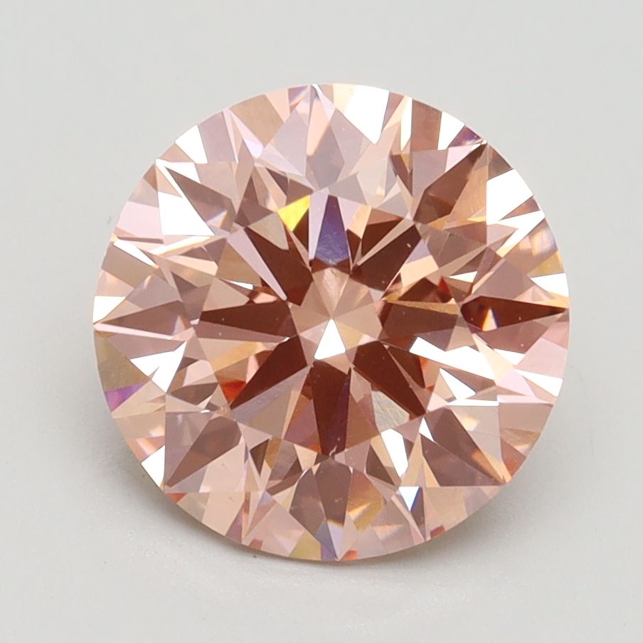 2.70 ct. round Lab Grown Diamond front image