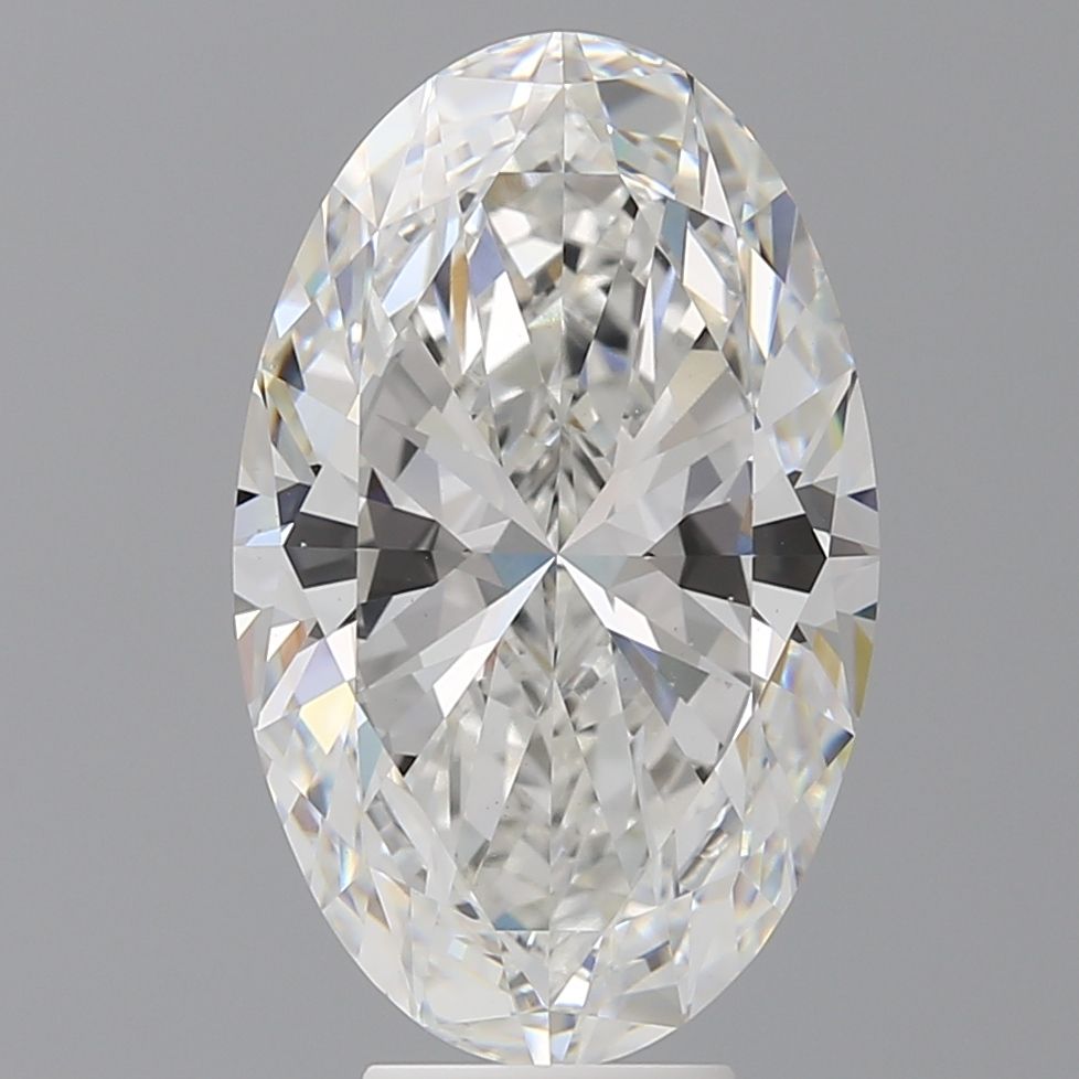 7.09 ct. oval Lab Grown Diamond front image