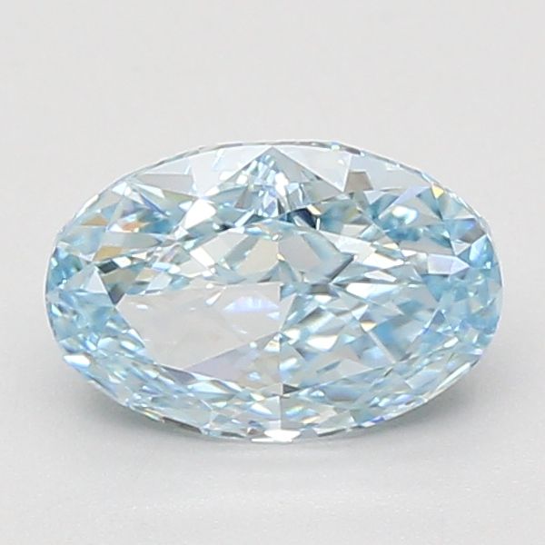 1.55 CT Fancy Vivid Blue OVAL
