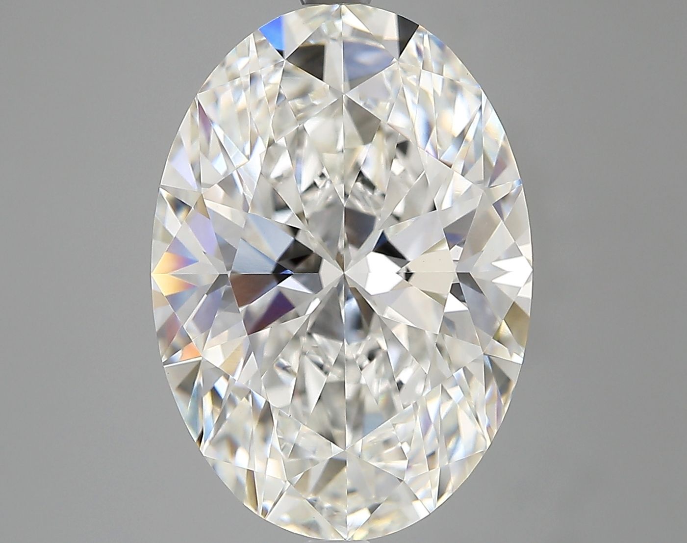 6.07 ct. oval Lab Grown Diamond front image