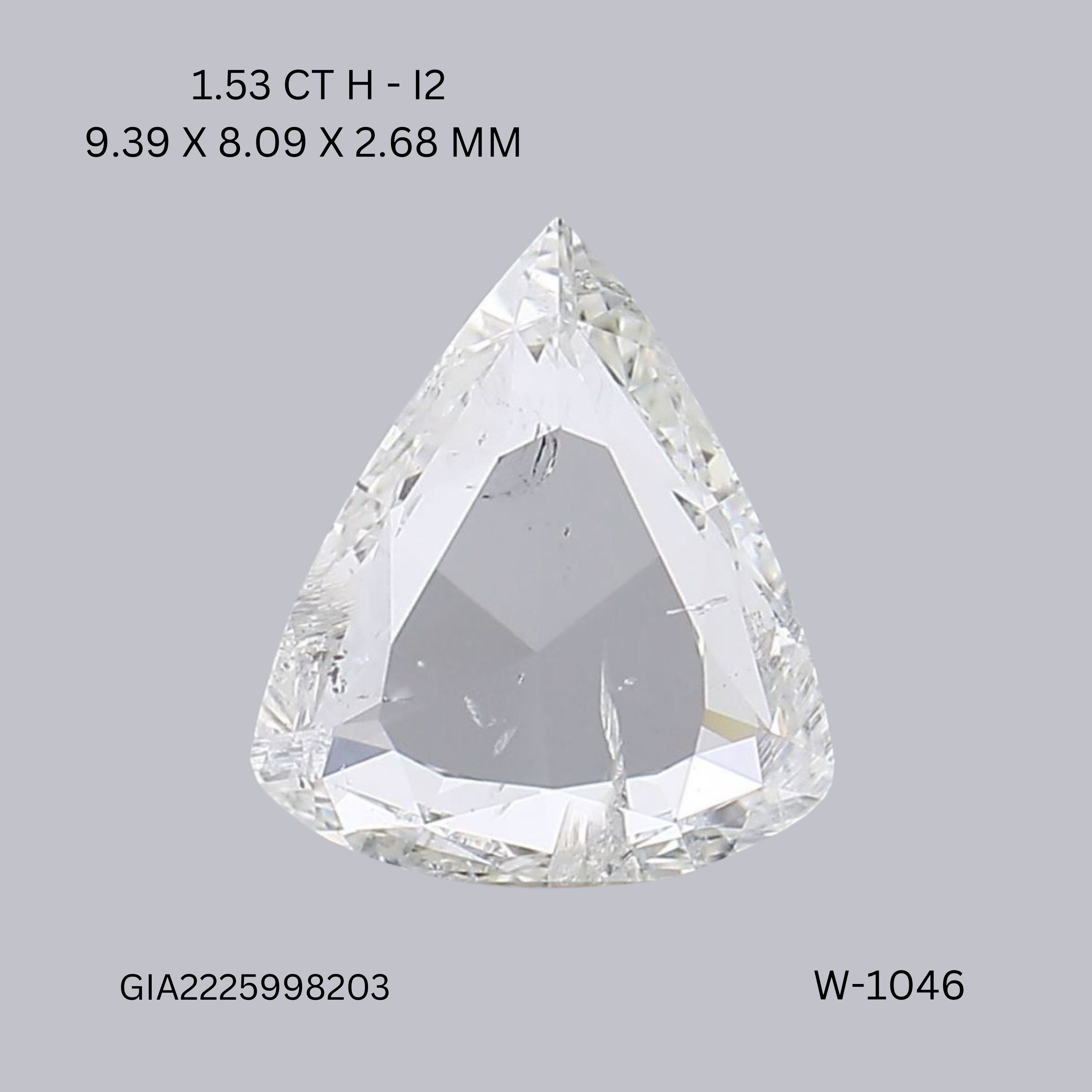 1.53 ct Triangular Diamond