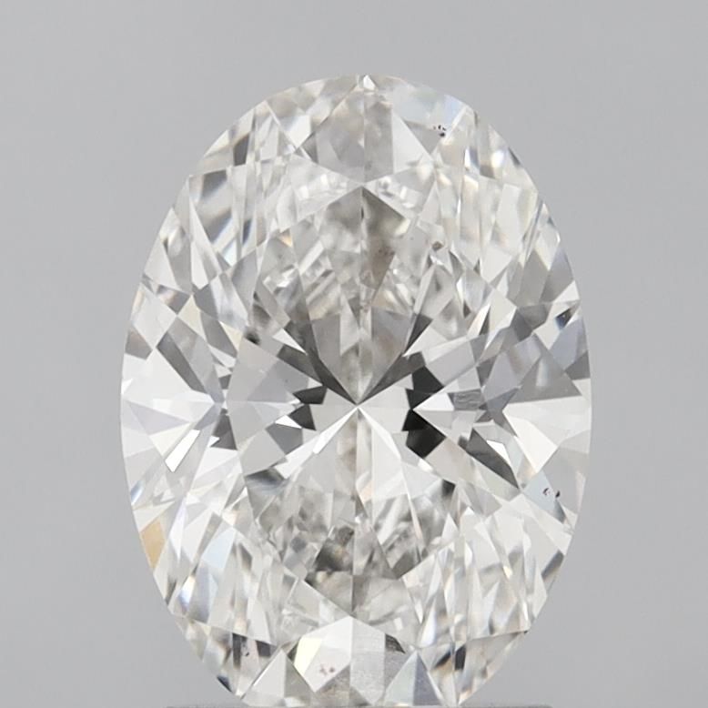 2.08 ct. oval Lab Grown Diamond front image