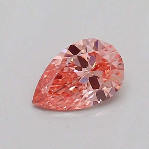 0.19 CT Fancy Vivid Pink PEAR