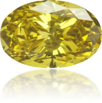 Diament 0.57 ct Fancy Intense Yellow/VVS2