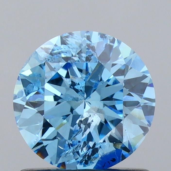 0.94 CT Fancy Vivid Blue ROUND