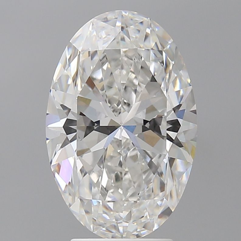 4.10 ct. oval Lab Grown Diamond front image