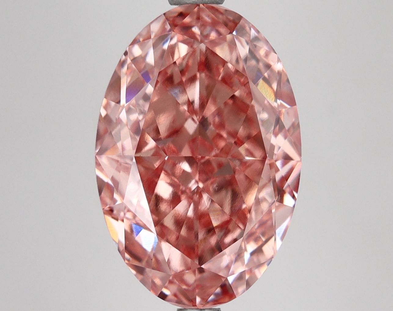 6.08 ct. oval Lab Grown Diamond front image