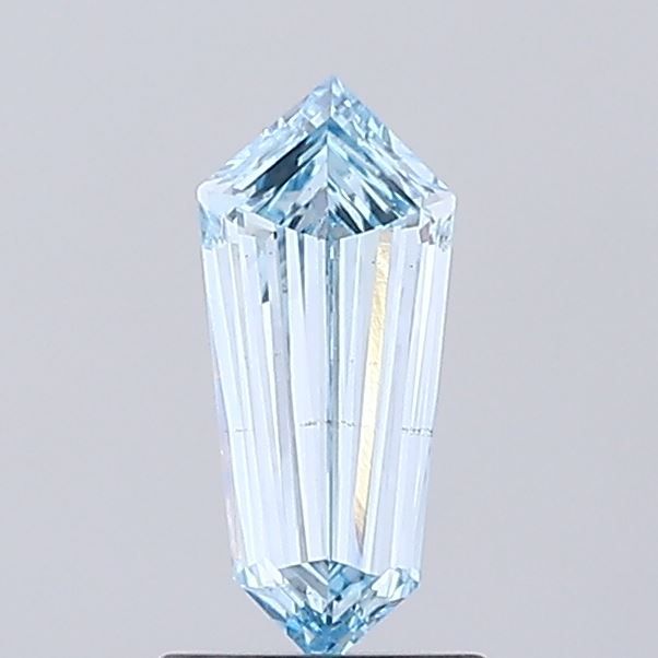 0.82 CT Fancy Intense Blue HEXAGONAL