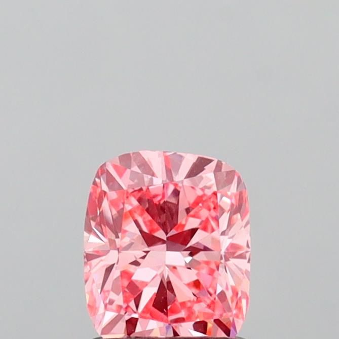 0.98 CT Fancy Vivid Pink CUSHION MODIFIED