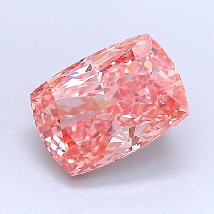 1.58 CT Fancy Intense Pink CUSHION MODIFIED