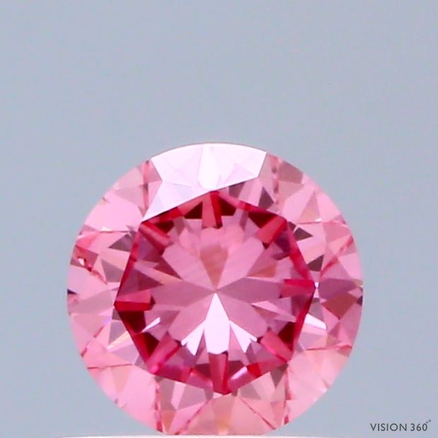 0.49 CT Fancy Vivid Pink ROUND
