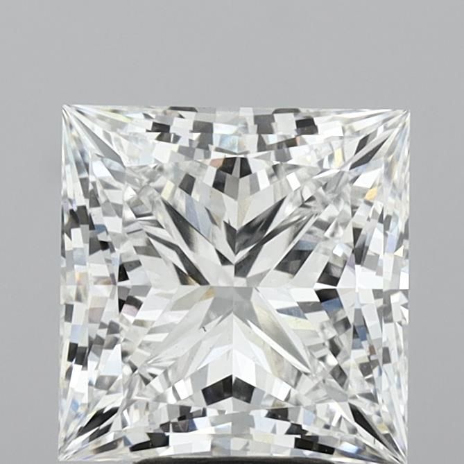 5.26 ct. princess Lab Grown Diamond front image