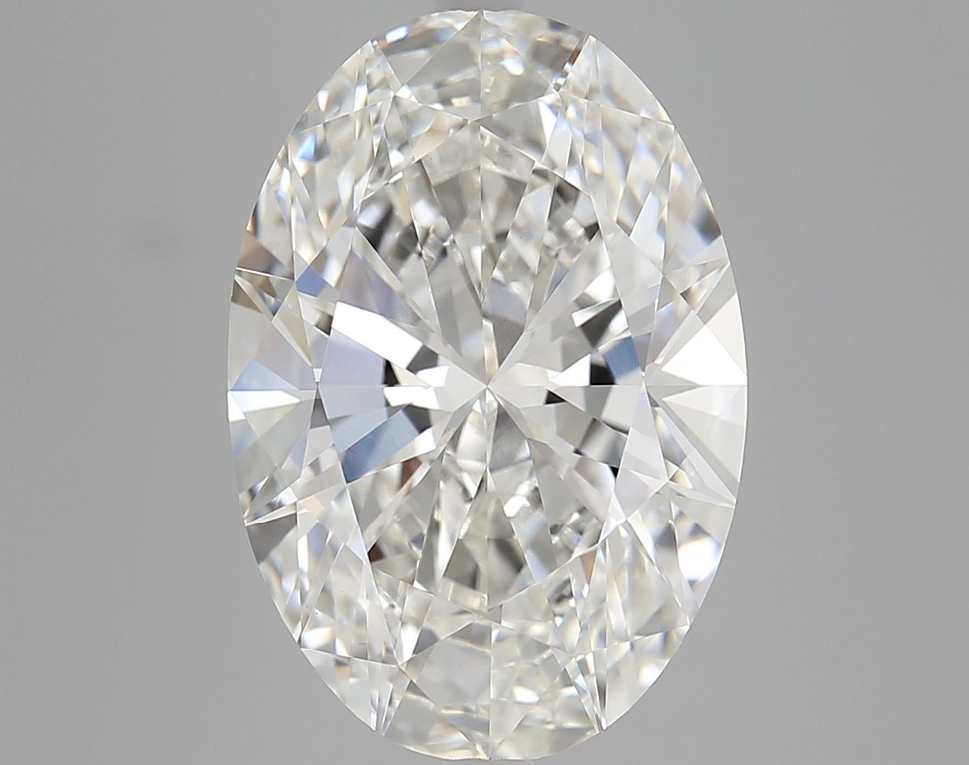 8.03 ct. oval Lab Grown Diamond front image