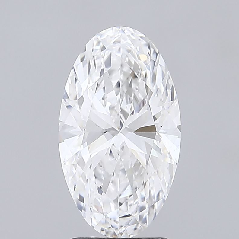 2.01 ct. oval Lab Grown Diamond front image