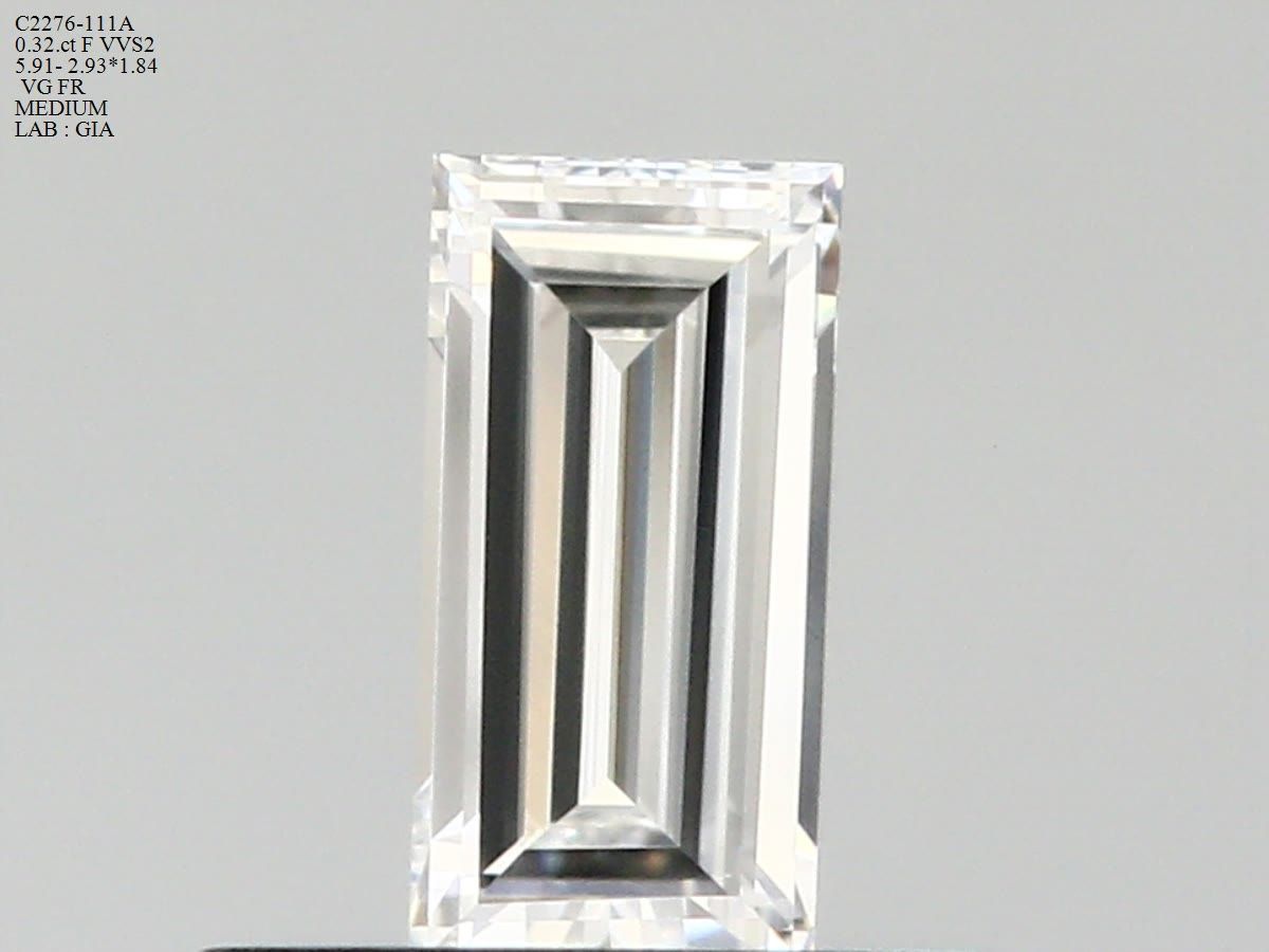 0.32 ct Baguette Diamond