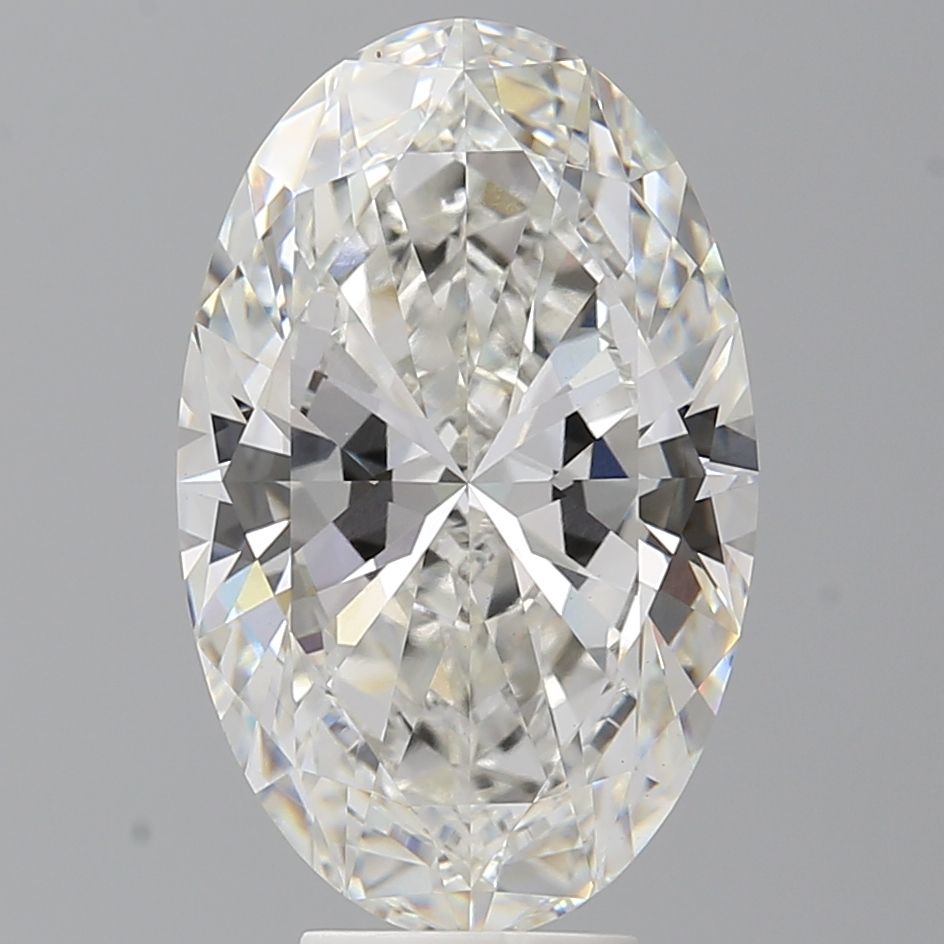 6.53 ct. oval Lab Grown Diamond front image