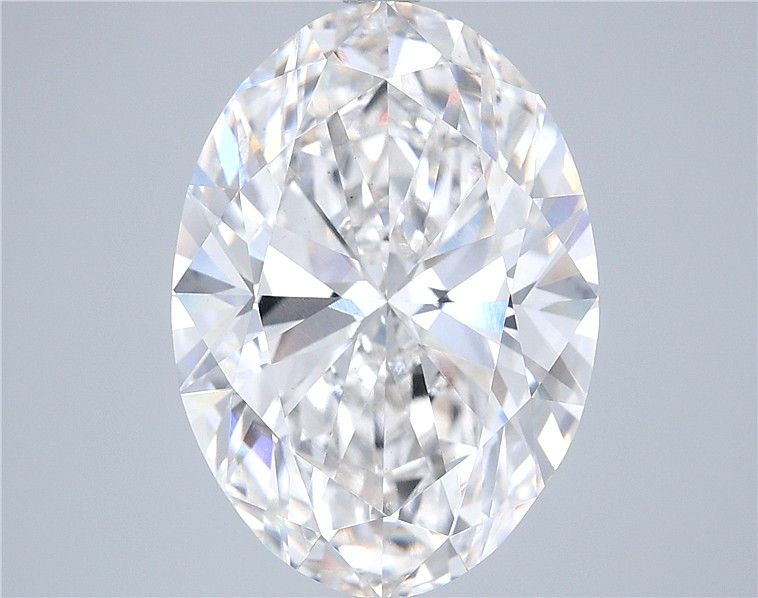 7.03 ct. oval Lab Grown Diamond front image