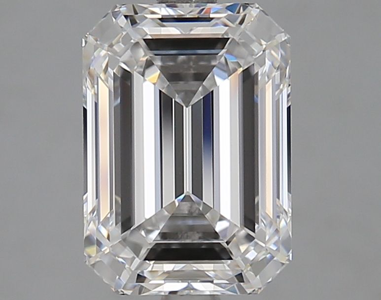 Diamant Émeraude 3.02 ct - Couleur D - Pureté VVS1