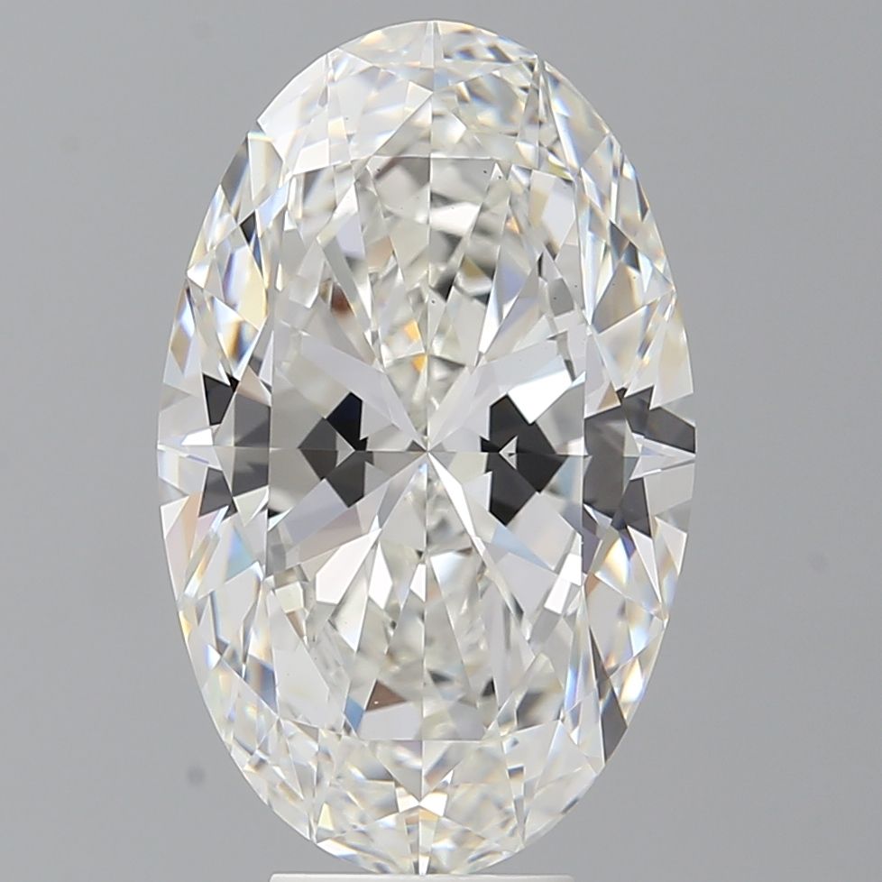 7.03 ct. oval Lab Grown Diamond front image