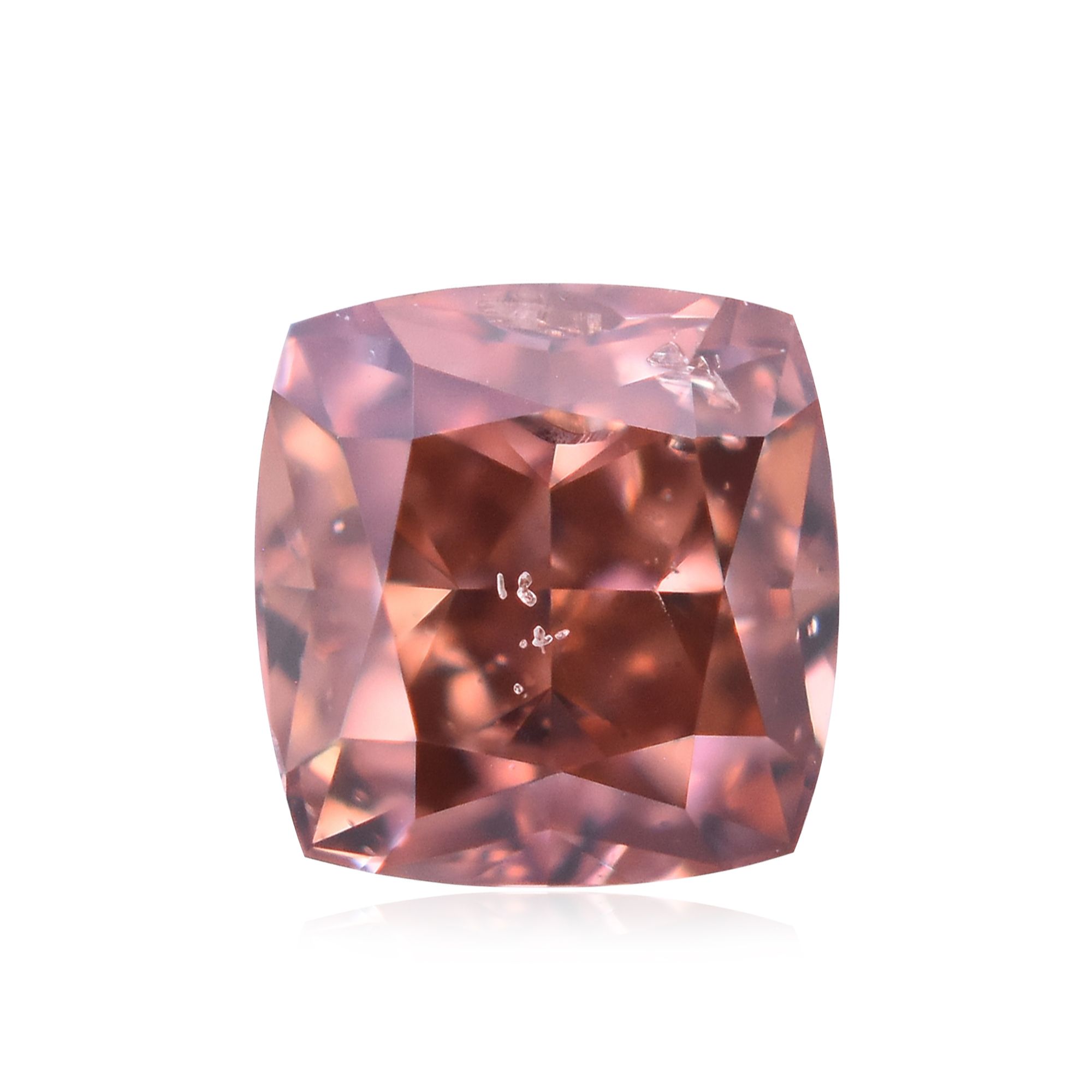 Diament 0.27 ct Fancy Deep Orangey Pink/I1