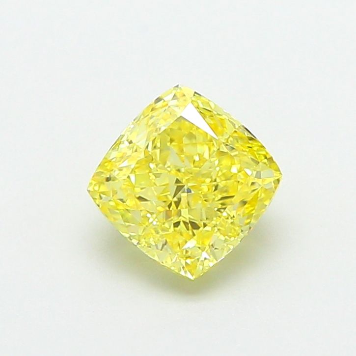 1.1 CT Fancy Intense Yellow CUSHION MODIFIED