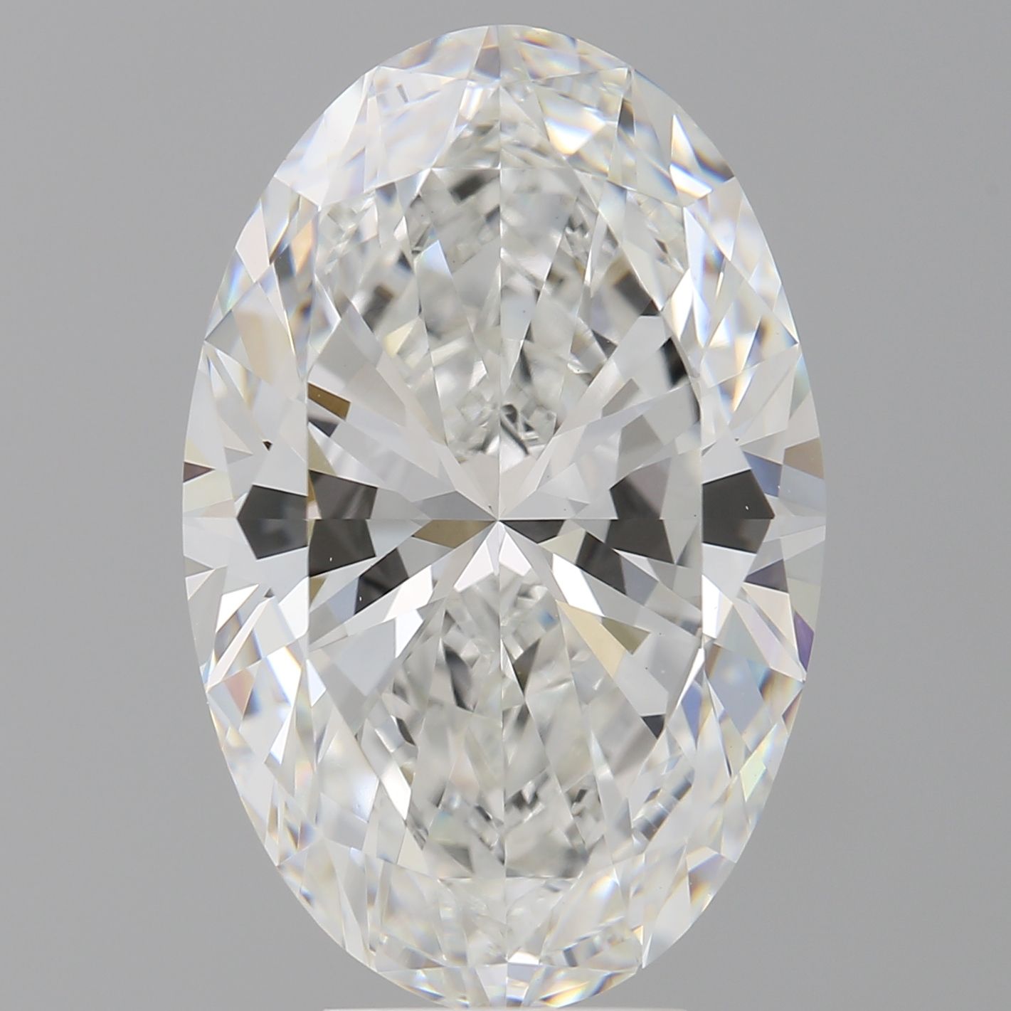 7.05 ct. oval Lab Grown Diamond front image