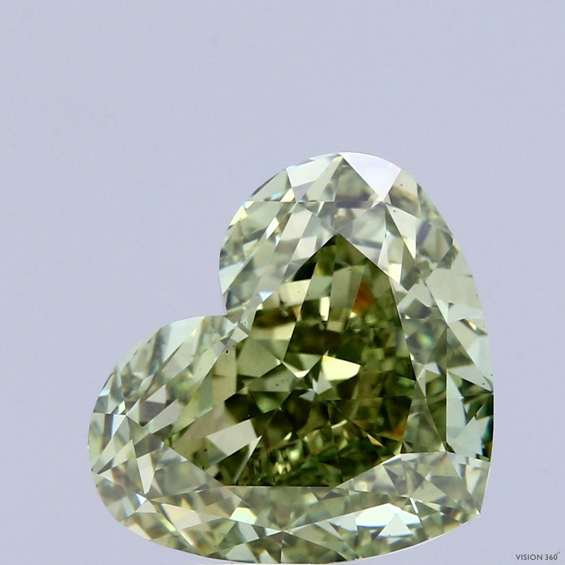 7.54 ct. heart Lab Grown Diamond front image