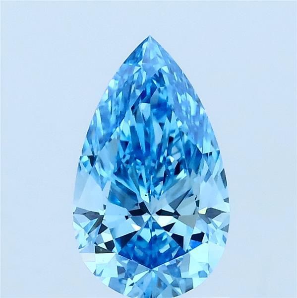 1.01 CT Fancy Vivid Blue PEAR