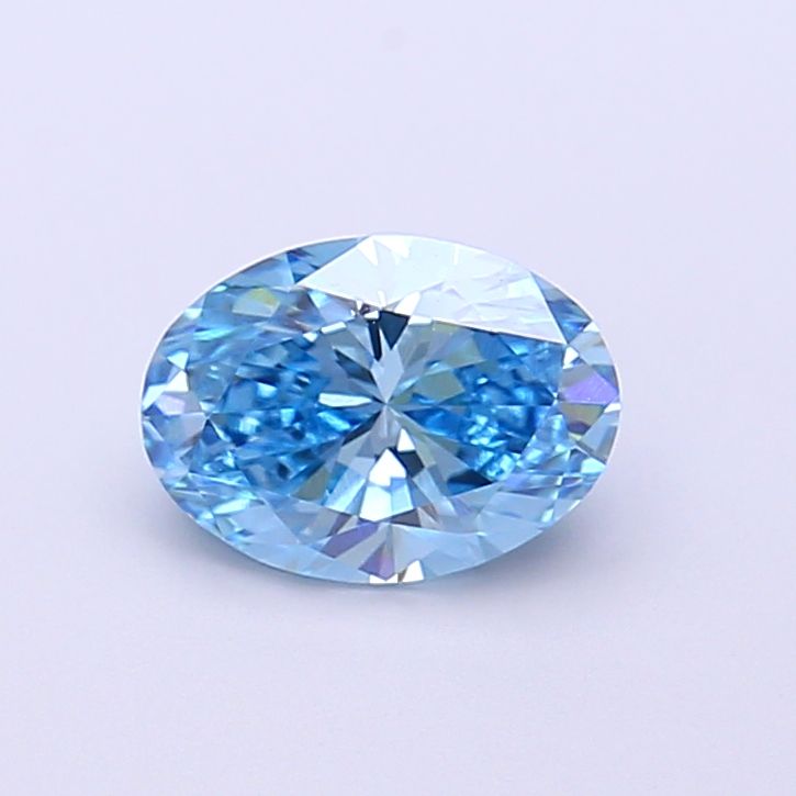 1.02 CT Fancy Vivid Blue OVAL