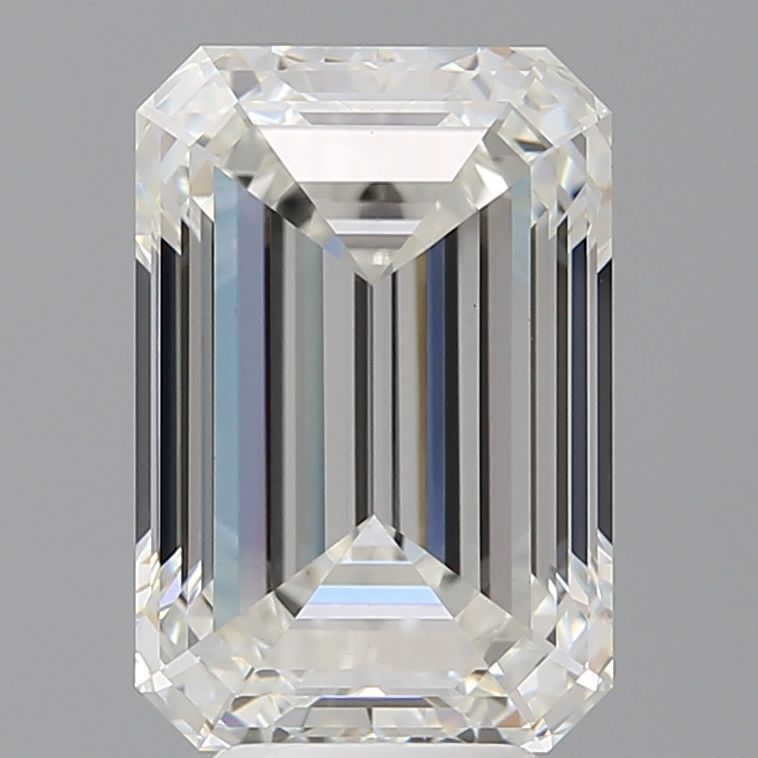 6.03 ct. emerald Lab Grown Diamond front image