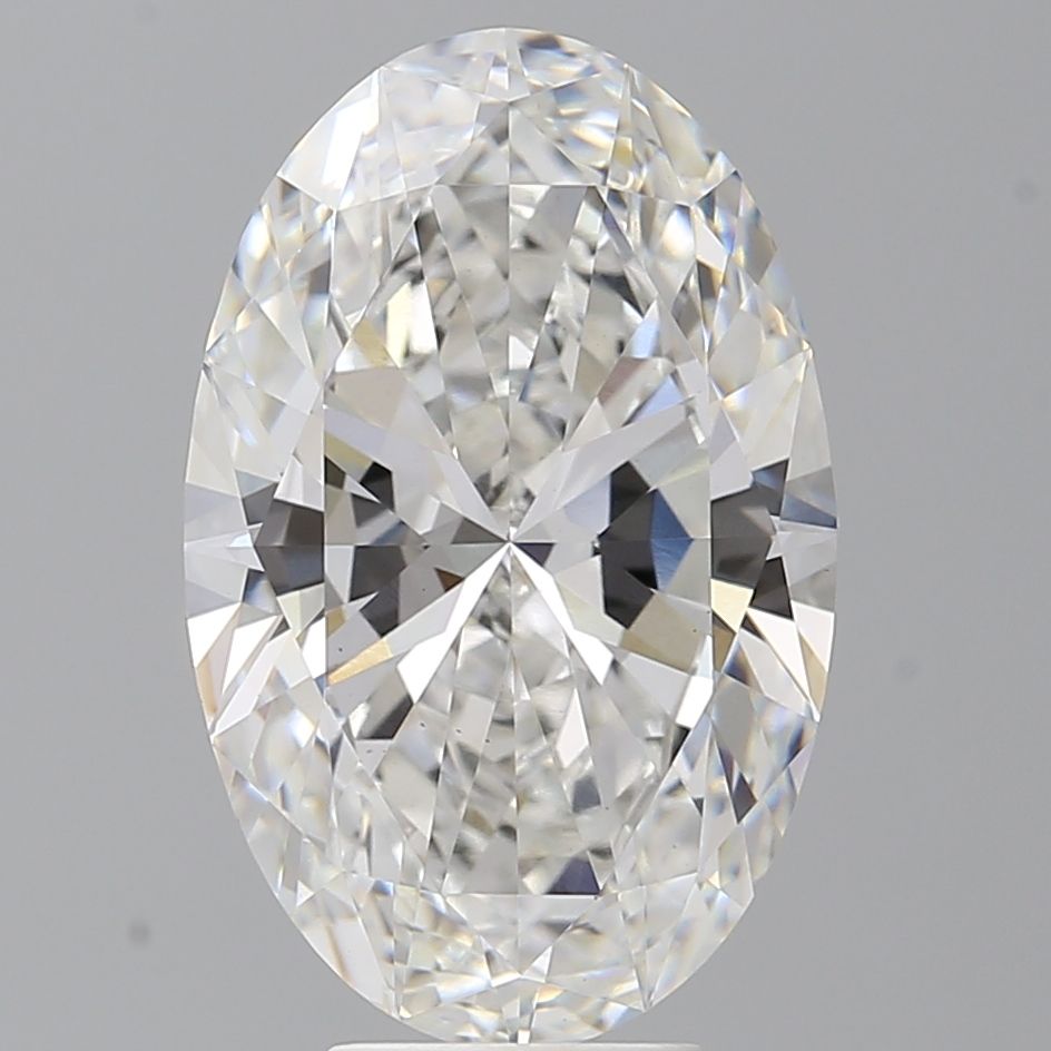 6.57 ct. oval Lab Grown Diamond front image