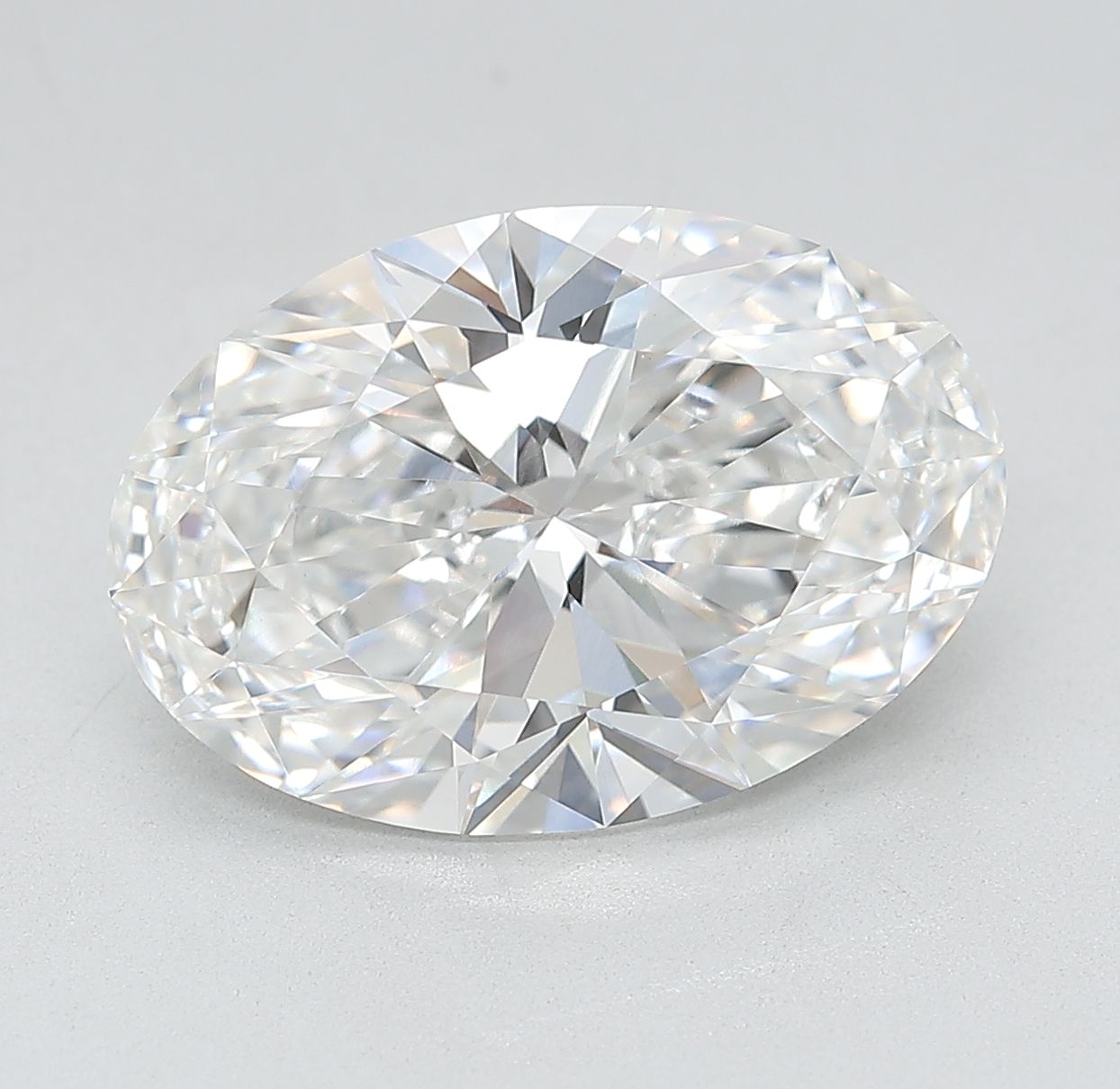 5.22 ct. oval Lab Grown Diamond front image