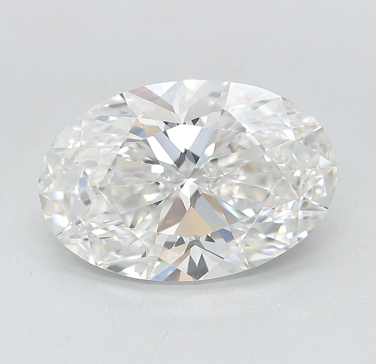 4.93 ct. oval Lab Grown Diamond front image
