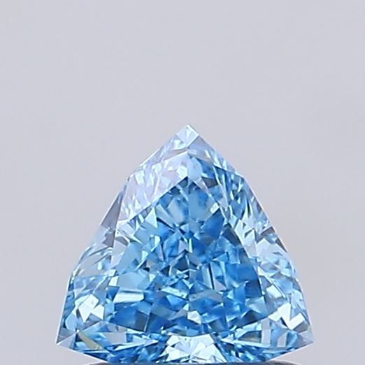 0.58 CT Fancy Vivid Blue TRIANGULAR