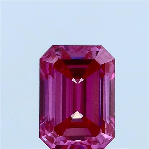 0.74 CT Fancy Vivid Pink EMERALD